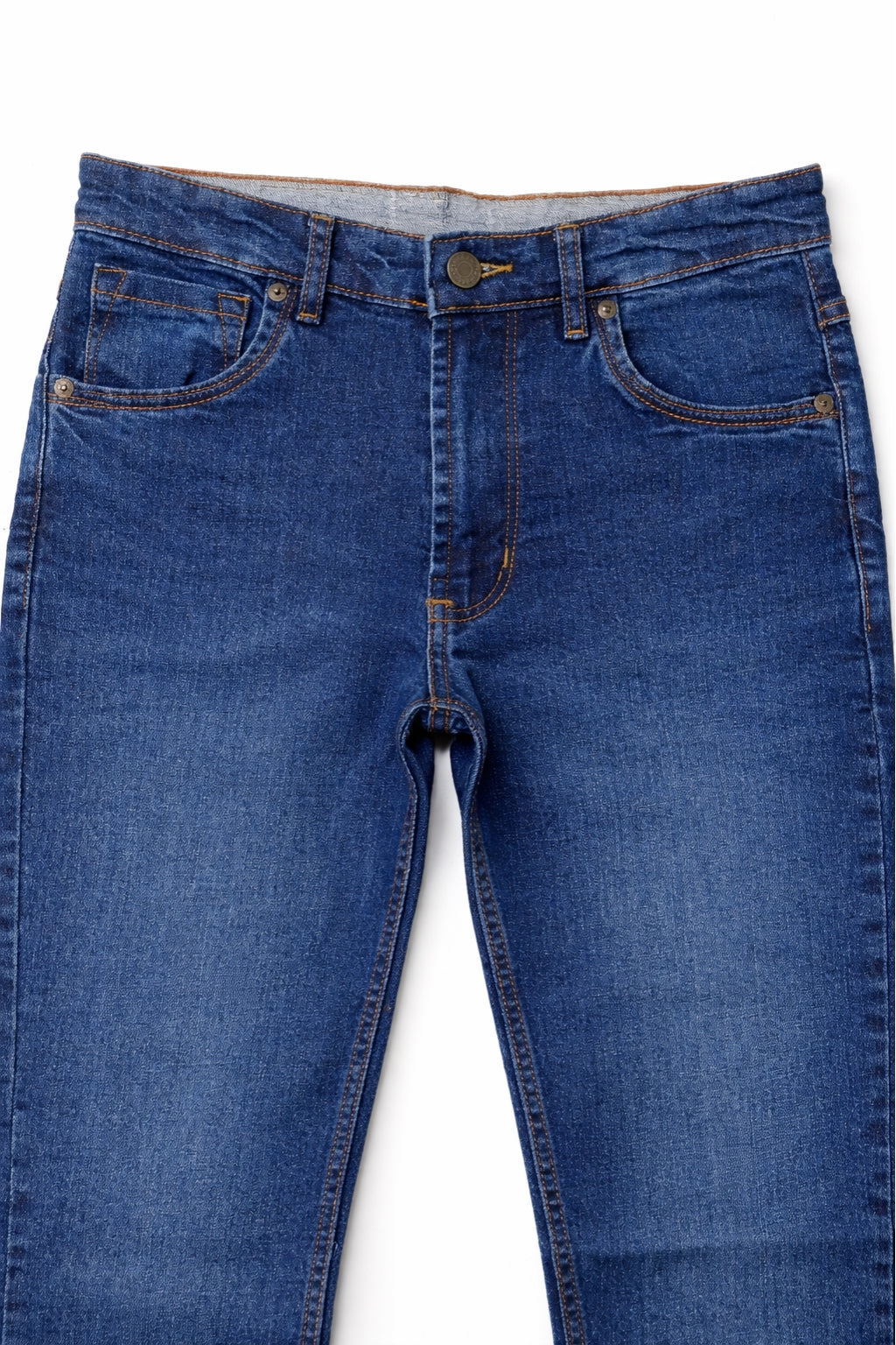 Classic Prime Dark Blue Denim Jeans Front Fabric Detail by Eliteez Pakistan