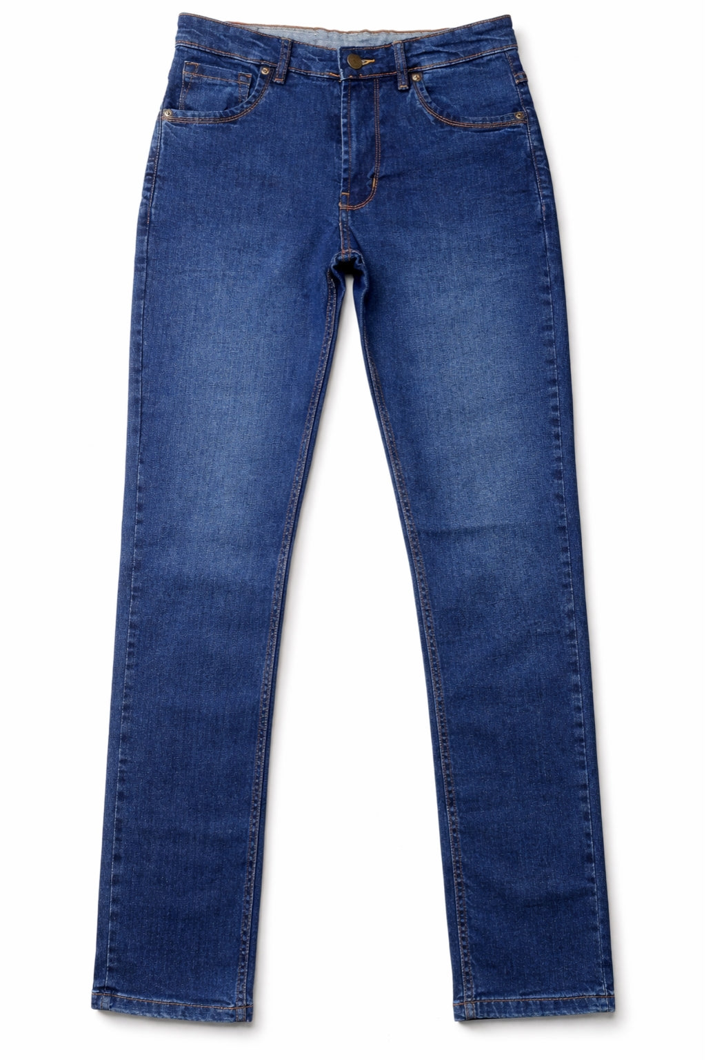 Classic Prime Dark Blue Denim Jeans Premium Wash Front Fabric by Eliteez Pakistan