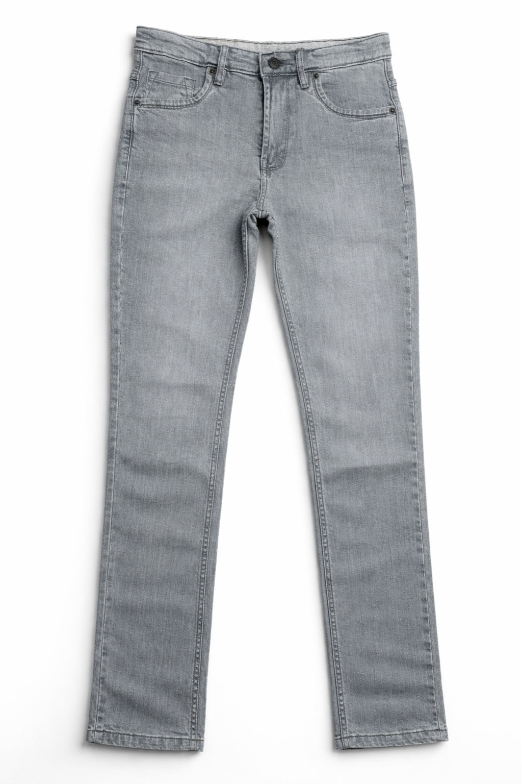 Classic Prime Light Gray Denim Jeans Premium Wash Front Fabric by Eliteez Pakistan