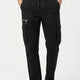 Utility Stretch Twill Cargo Pant – Black