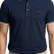 Classic Piqué Polo – Navy Blue