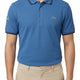 Classic Stripe Collar Polo - Blue