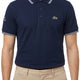 Classic Stripe Collar Polo - Navy Blue