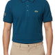 Classic Stripe Collar Polo - Teal Blue