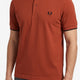 Heritage Laurel Polo Shirt – Rust Orange