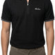 Premium Zip Polo Shirt – Black
