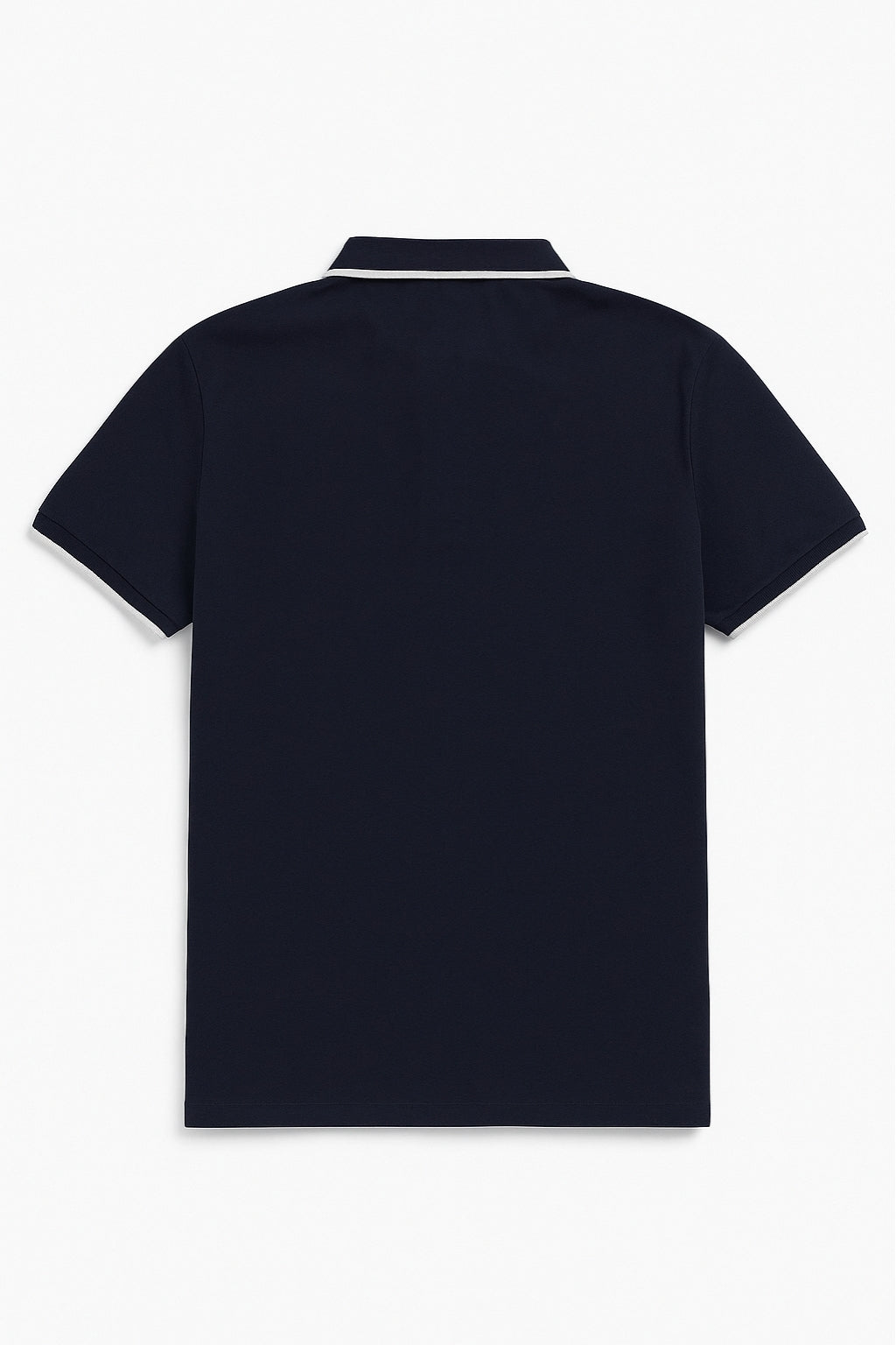 Flat lay of Eliteez Signature Polo Rider Shirt in Navy Blue