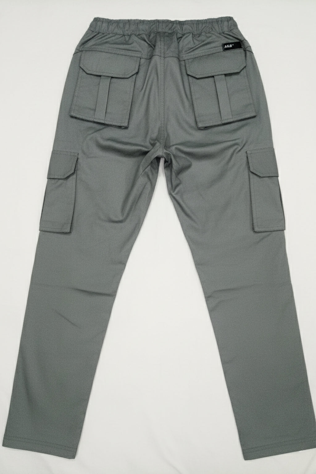 Close-up of waistband on Eliteez Stretch Cargo Pant Olive Grey