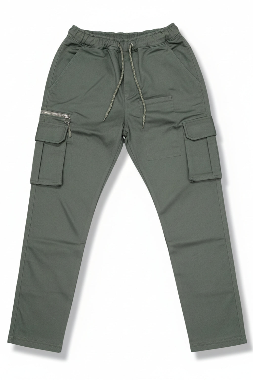 Close-up of cargo pocket detail on Eliteez Utility Cargo Pant Smoky Grey