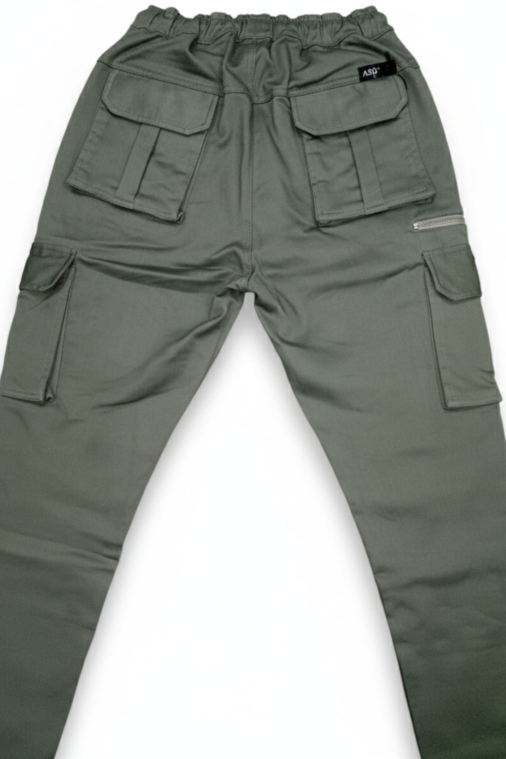 Flat lay of Eliteez Utility Cargo Pant in Smoky Grey