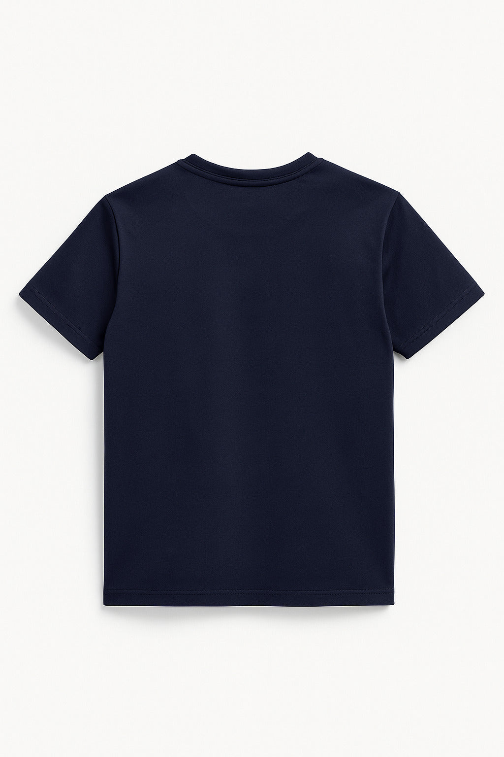 Flat lay of Eliteez "You Are Enough" Affirmation T-Shirt in Deep Navy