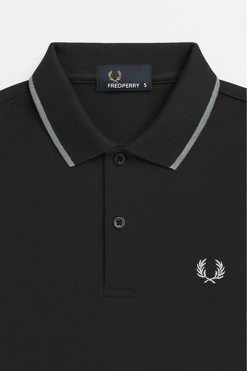 Heritage Laurel Polo Shirt – Black