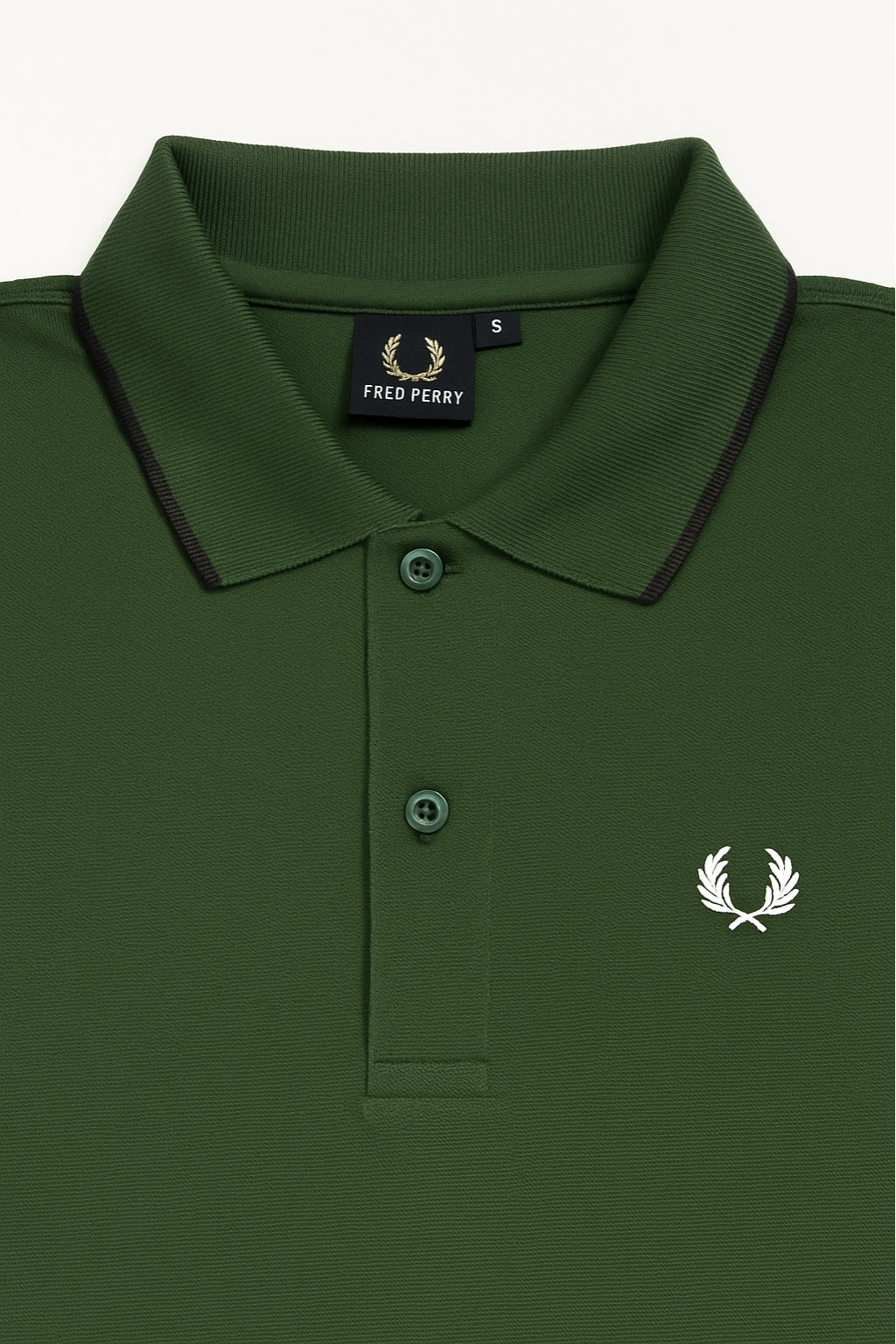 Heritage Laurel Polo Shirt – Forest Green
