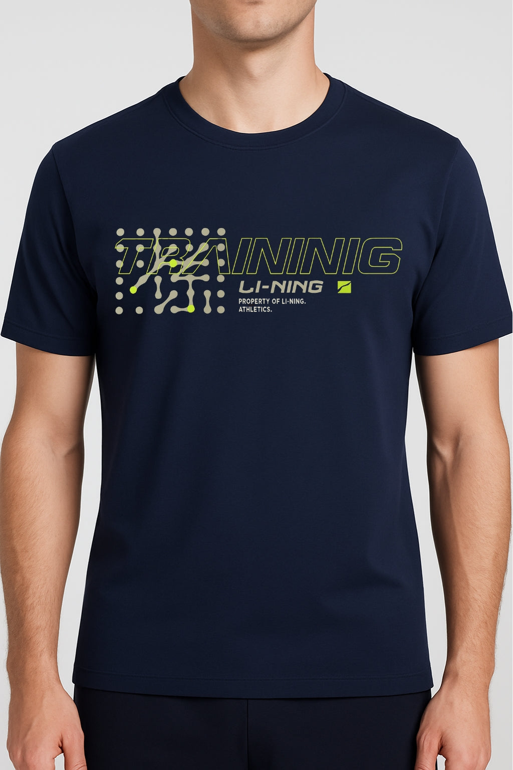 Li-Ning Inspired Training T-Shirt – Deep Navy