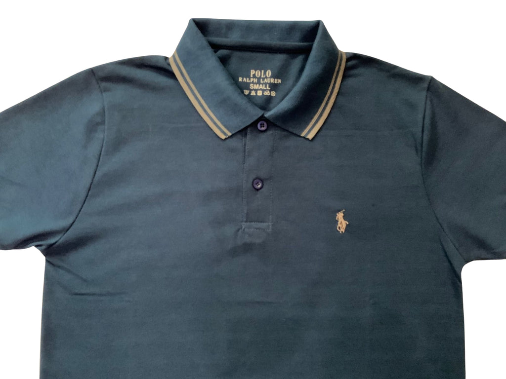 Signature Polo Rider Shirt – Teal Blue