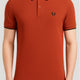Heritage Laurel Polo Shirt – Rust Orange
