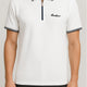 Premium Zip Polo Shirt – White
