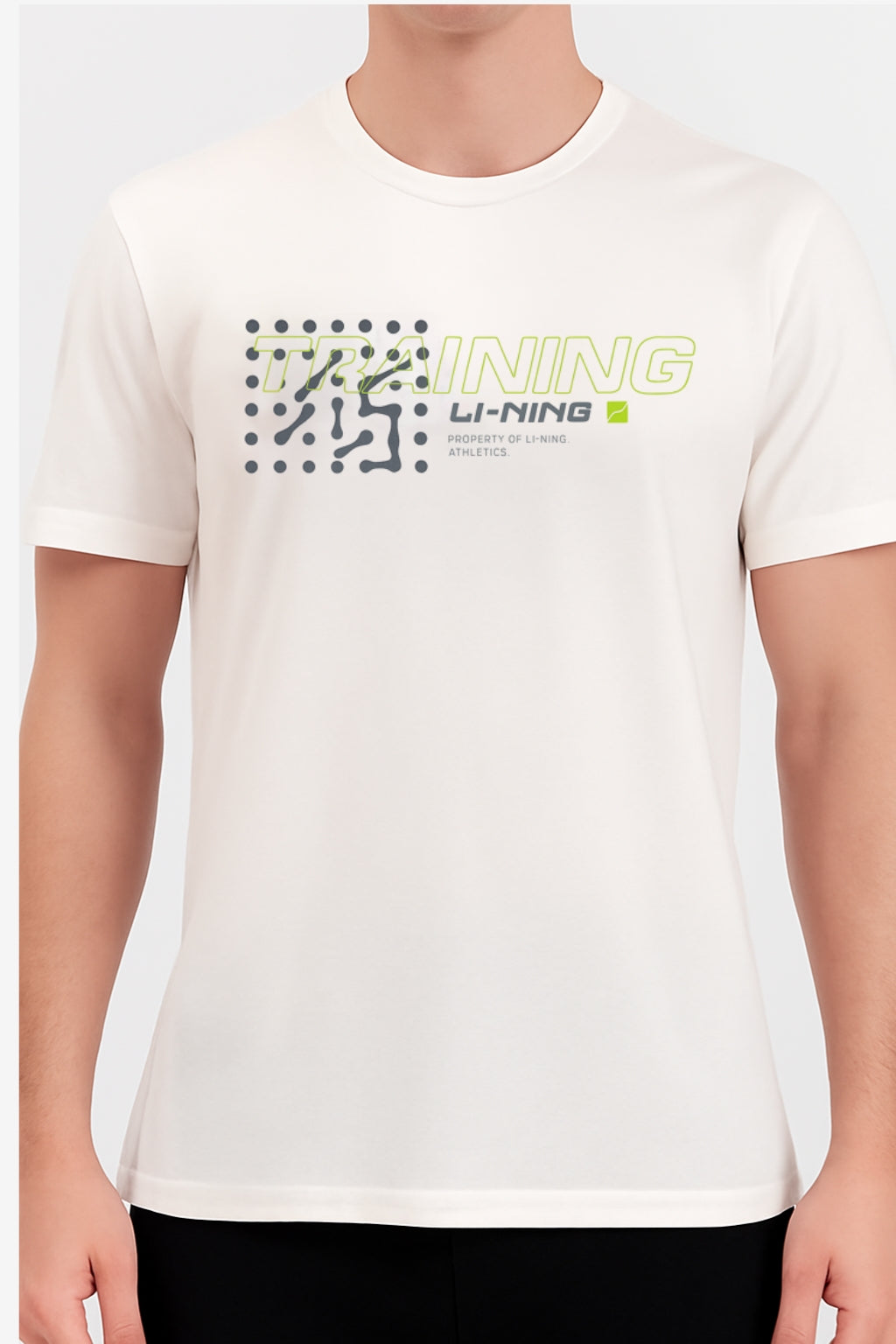 Li-Ning Inspired Training T-Shirt – Classic White