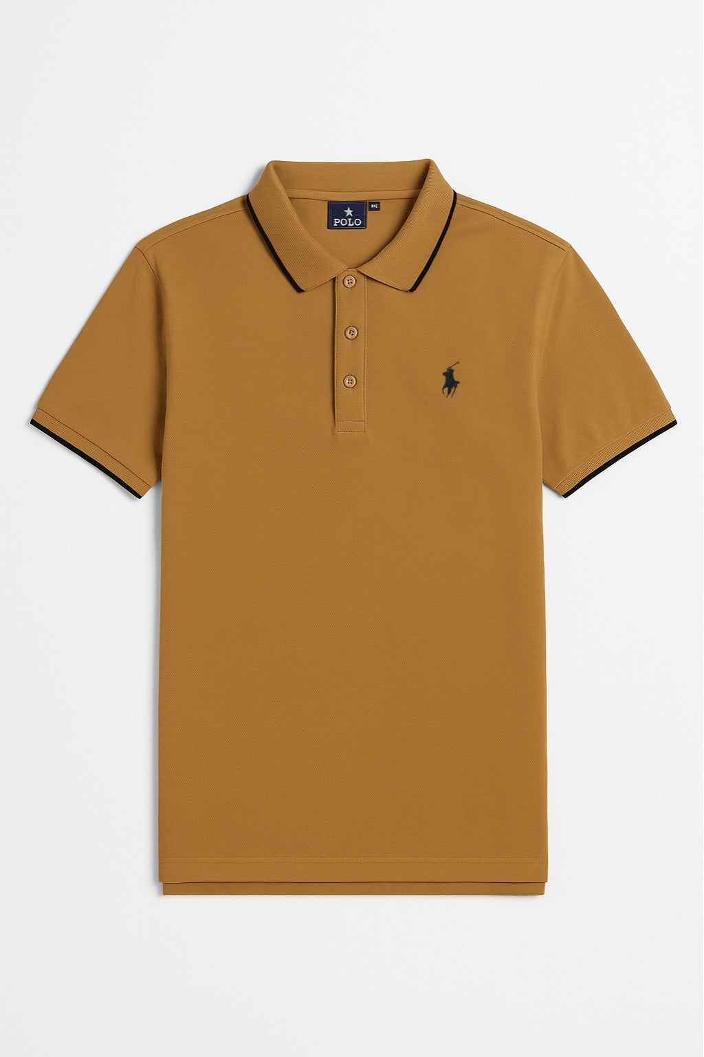 Signature Polo Rider Shirt – Camel