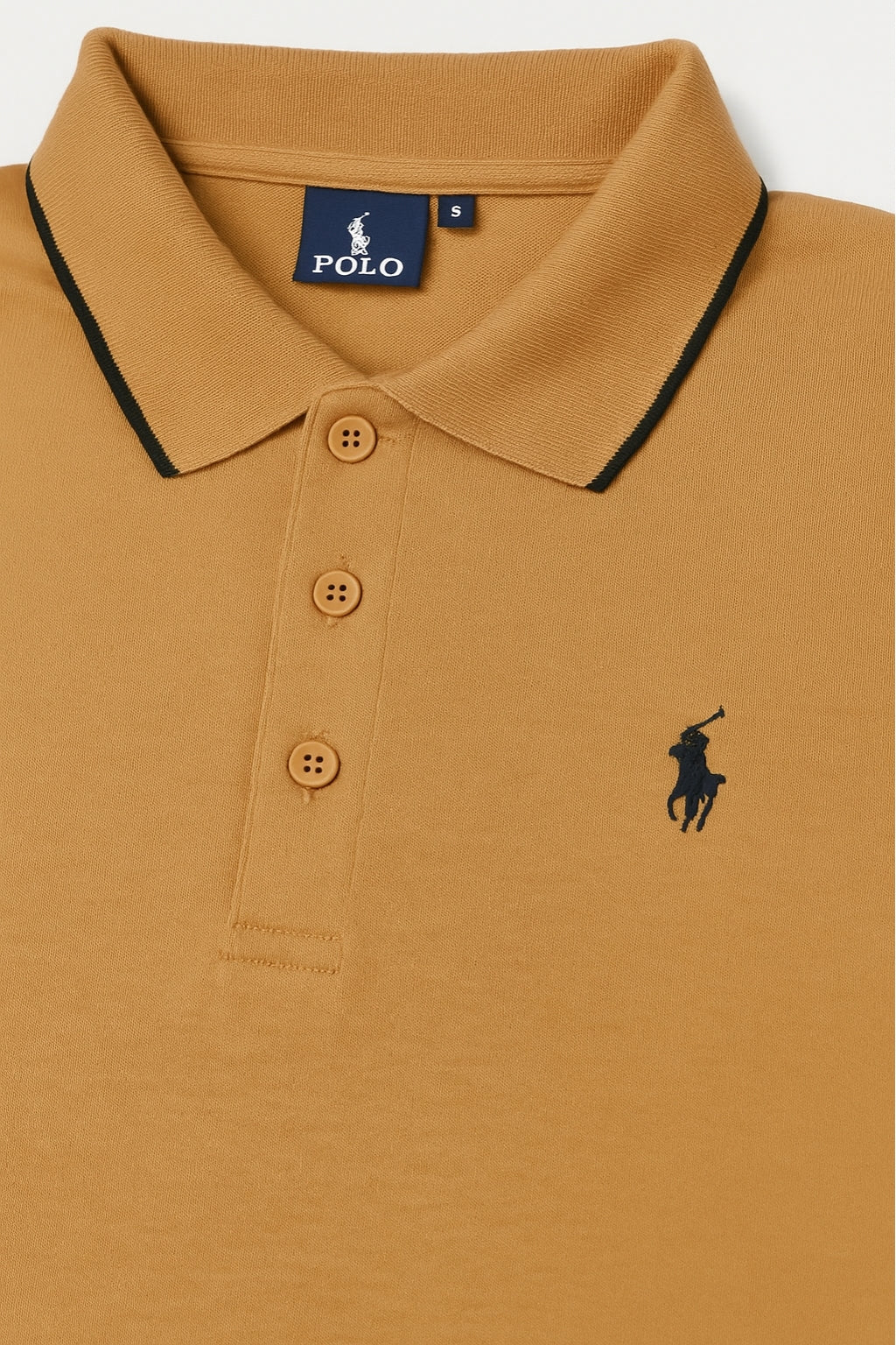 Signature Polo Rider Shirt – Camel